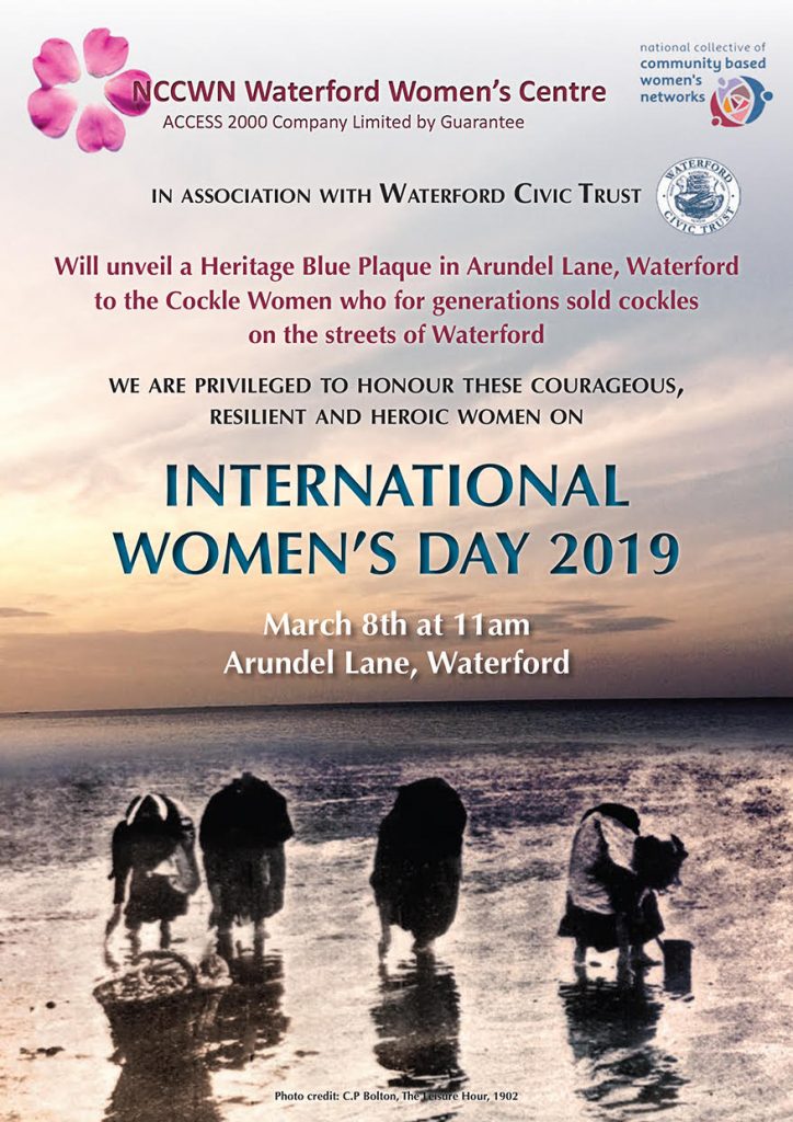 Cockle Women of Waterford remembered on International Women's Day