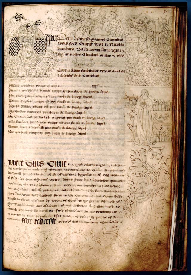 parchment book history waterford