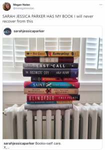 megan nolan book sarah jessica parker