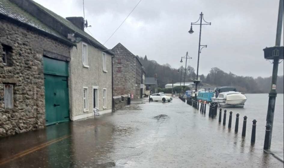 Kilkenny's river Barrow floods