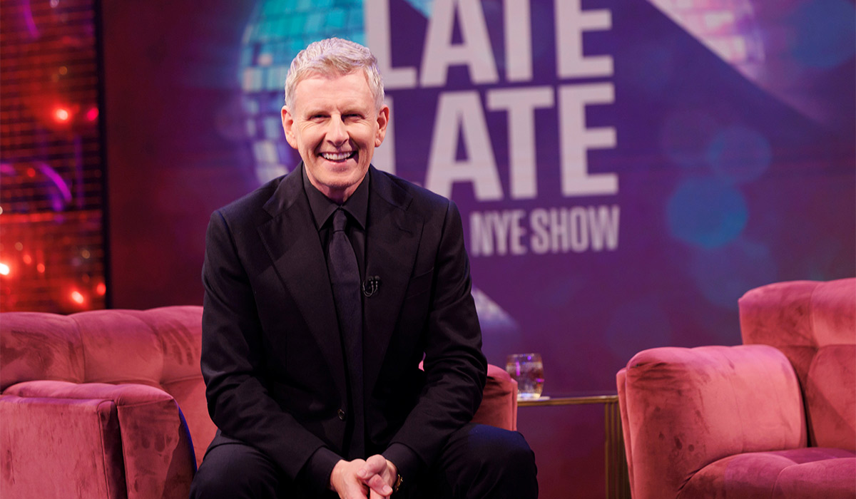 Patrick Kielty pictured on the RTÉ Late Late New Years Eve special. Pic: Andres Poveda