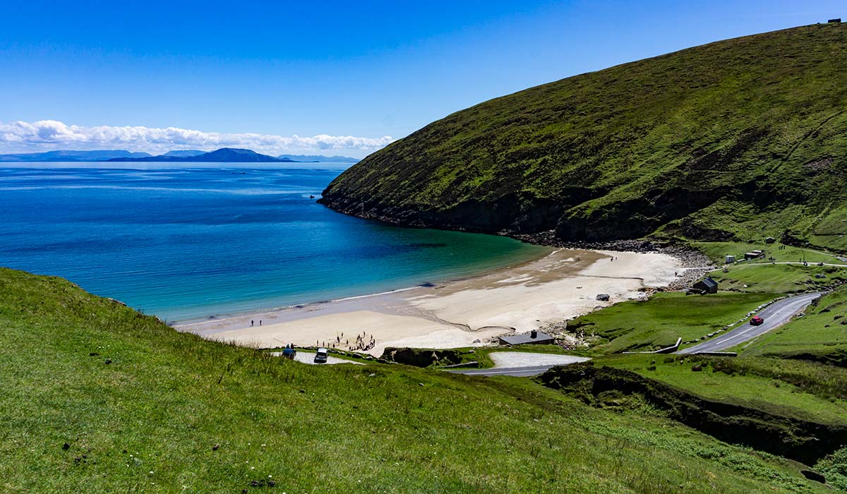 The beautiful Keem bay at Achill Island, in Co. Mayo, Ireland. Pic: Getty Images