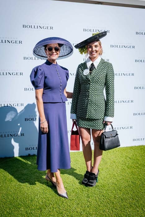 Jess Colivet and Punchestown day 2 style winner, Olivia Clayton. Pic: Simon Lazewski