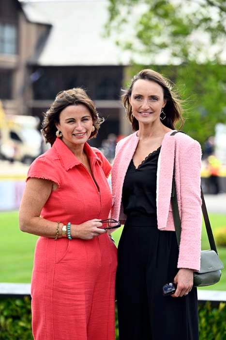 Lucy Mahon Laois Anna Fraser stradbally at the opening day of the Punchestown Festival 2026. Pic: Michael Chester
