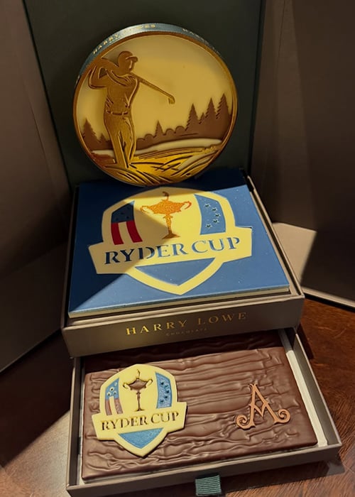 Diane and Luke Donald at Adare Manor ahead of the Ryder Cup. Pic: Diane Donald / Instagram