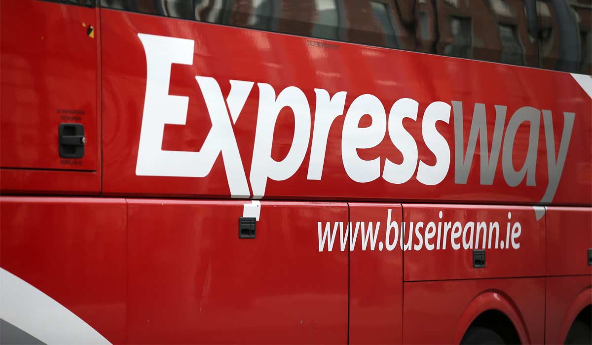 Bus Eireann. Expressway. Photo: Sam Boal / RollingNews.ie
