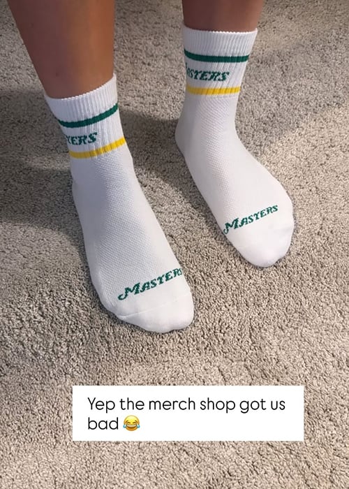 Jessica O'Mahony at The Masters. Pic: Jessica O'Mahony/Instagram