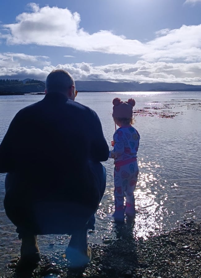 Sinead Kennedy's babymoon with her family