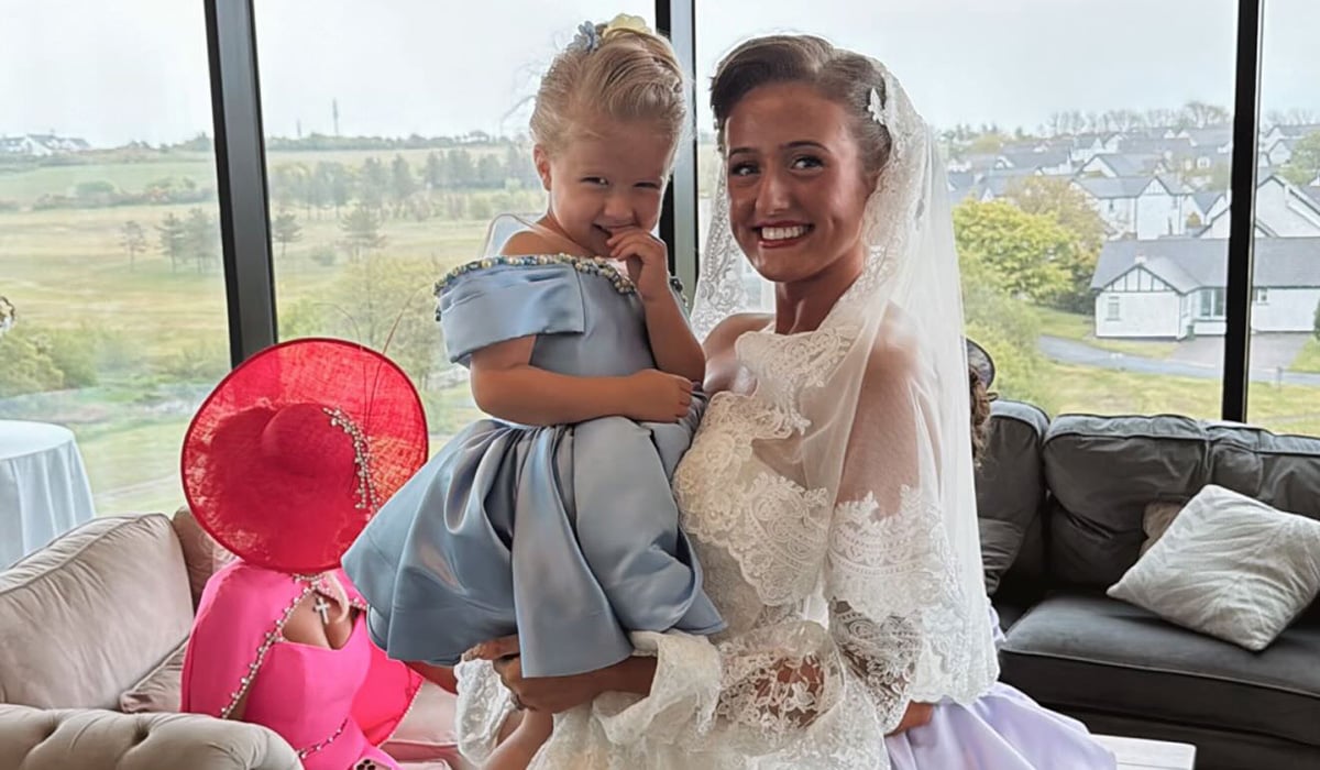 Venezuela Fury's wedding day. Pic: Molly-Mae Hague/Instagram
