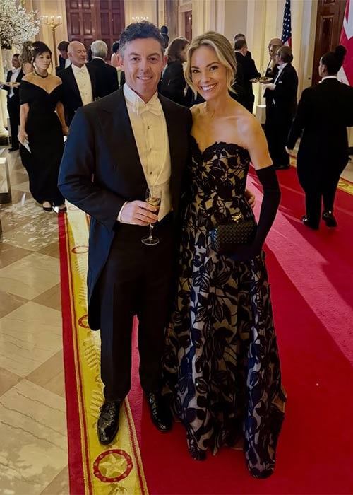 Rory Mcllory & Erica Stoll. Pic: CARL RAY MAKEUP ARTIST/Instagram