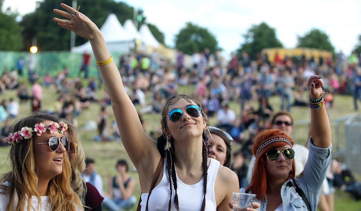 Actress Laura Graham at the Forbidden Fruit Music Festival in Dublin. Pic: Sam Boal/Photocall Ireland