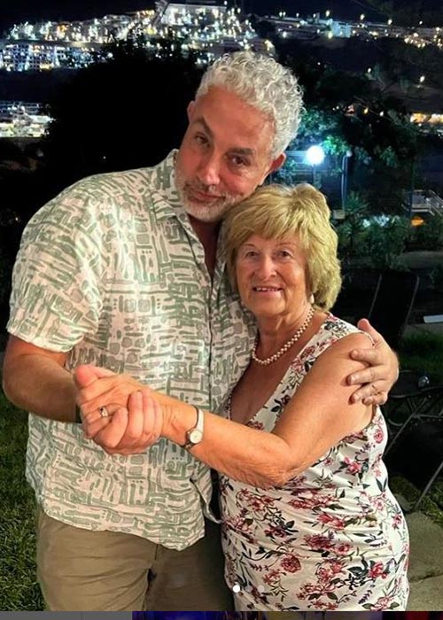 Baz Ashmawy with his mother Nancy. Pic: Baz Ashmawy Instagram