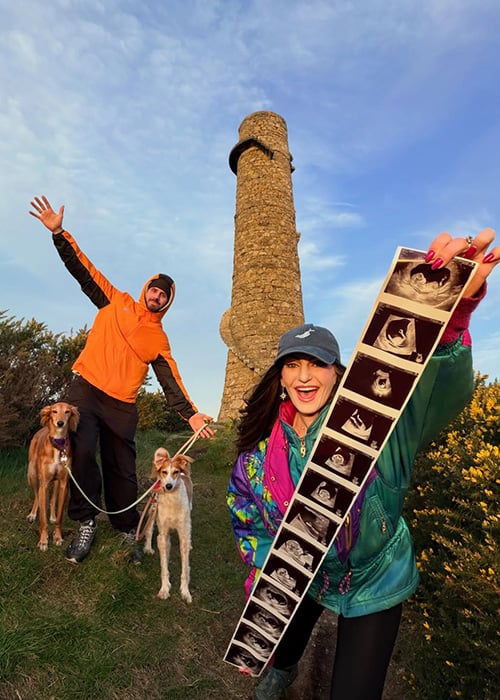 Fionnuala Moran and Aaron announce pregnancy. Pic: Fionnuala Moran/Instagram