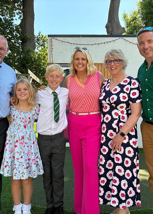 Jacqui Hurley's son's Confiramtion