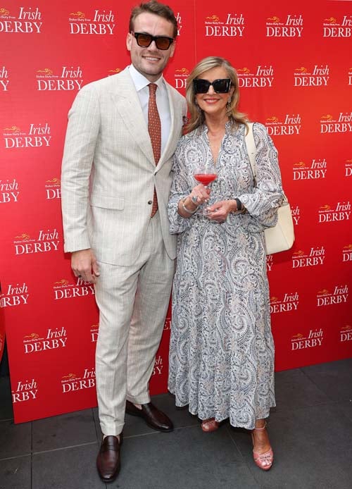 Ashely Duane and Rhona Blake at the Best Dressed Energy celebration for the Dubai Duty Free Irish Derby at The Dylan Hotel. Pic: Brian McEvoy