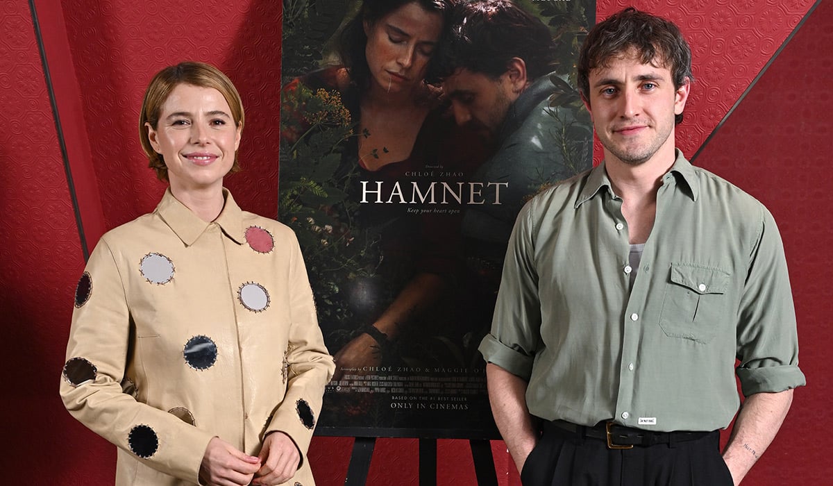 LONDON, ENGLAND - JANUARY 30: Jessie Buckley and Paul Mescal attend the Hamnet Awards Screening and Q&A at Picturehouse Central on January 30, 2026 in London, England. (Photo by Jeff Spicer/Getty Images for Focus Features & Universal Pictures)