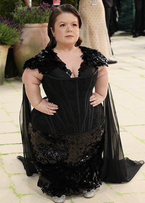 Sin&eacute;ad Burke attends the 2026 Met Gala celebrating "Costume Art" at the Metropolitan Museum of Art. Pic: Getty Images