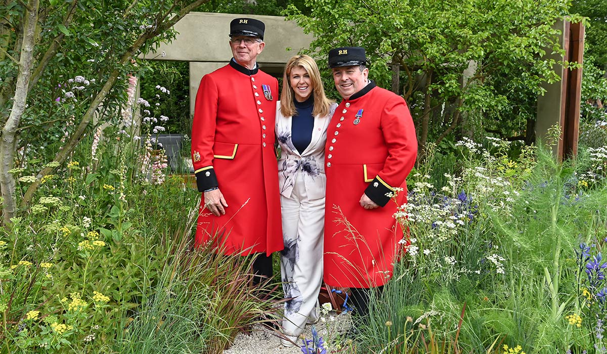 Guest and Kate Garraway attend The Killik & Co 'A Seed in Time' Garden, designed by Baz Grainger of Landform Consultants at the RHS Chelsea Flower Show. Pic: Getty Images