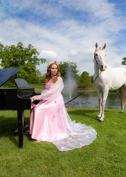 Una Healy is announced as judge for The K Club's Most Stylish Racegoer competition the Dubai Duty Free Irish Derby Festival 2026. Pic: Naoise Culhane Photography