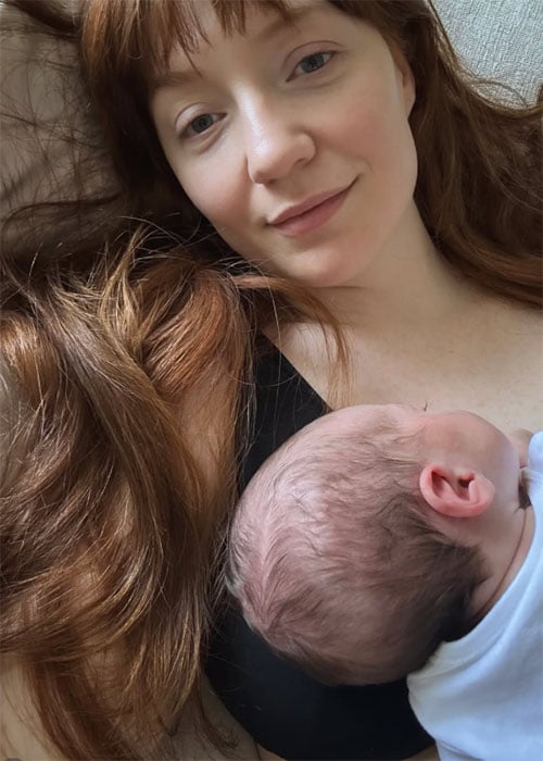 Nicola Roberts announces the birth of her baby girl. Pic: Instagram/Nicola Roberts