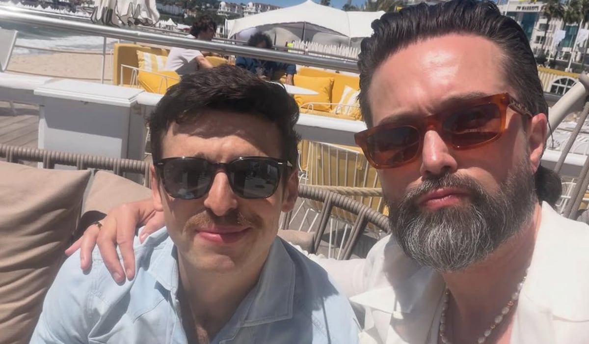 Anthony Boyle and Emmett J. Scanlan in Cannes. Pic: Instagram