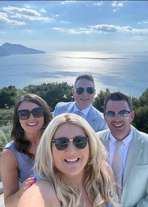 Aisling Roche's wedding. Pic: Andrea Gilligan/Instagram