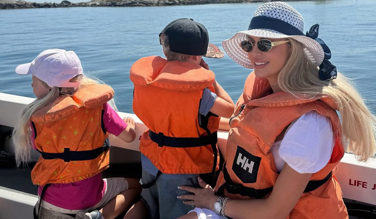 Rosanna Davison and her children. Pic: Rosanna Davison Instagram