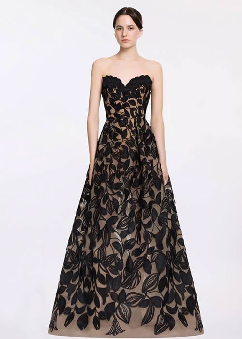 Embroidered tulle gown, USD 7,800. Pic: Elie Saab