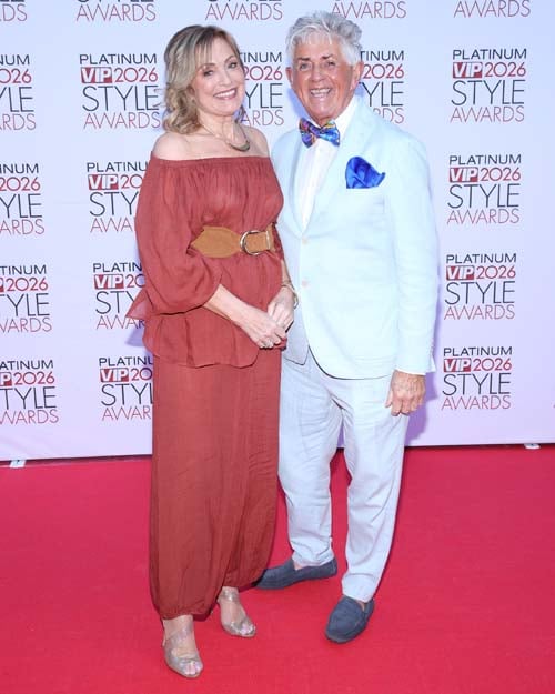 Mary Kennedy and Noel Cunningham pictured at the Style Awards 2026 at the InterContinental Dublin. Pic: Brian McEvoy