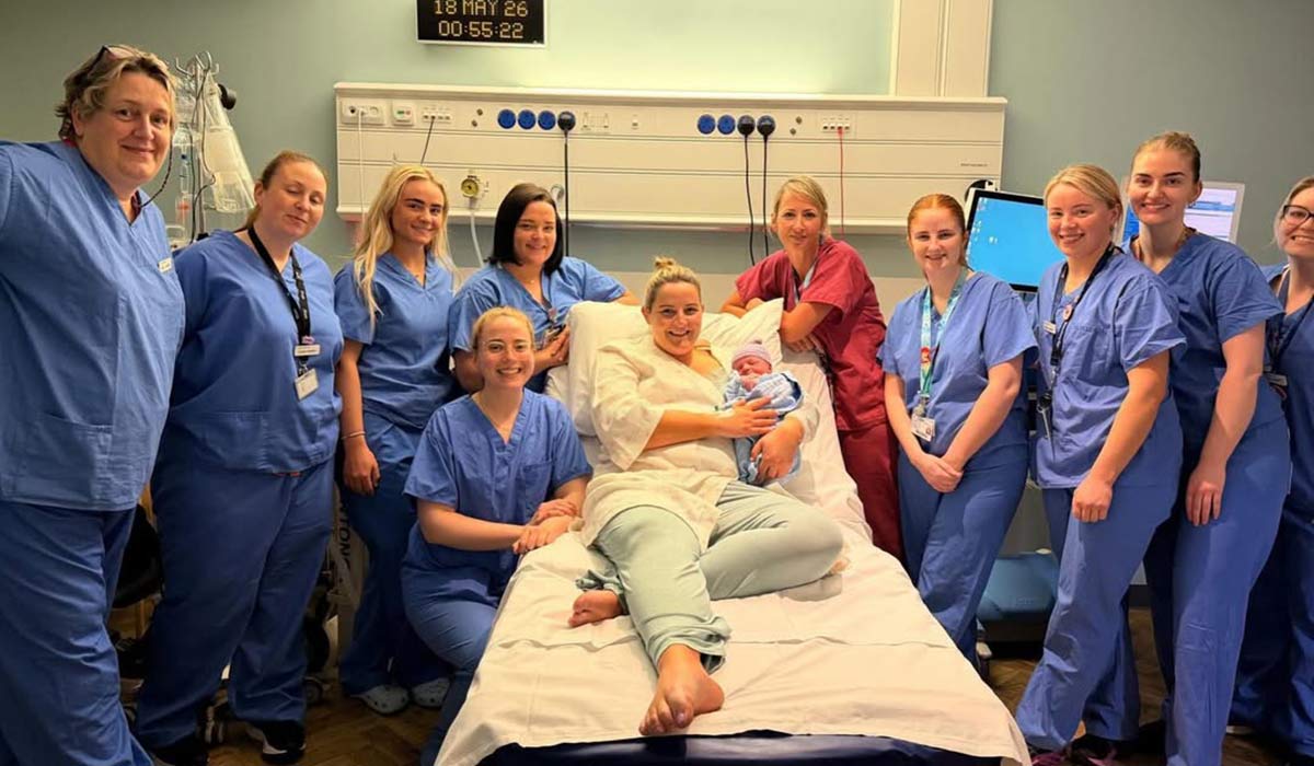The baby from The Snapper has had a baby. Pic: National Maternity Hospital Instagram