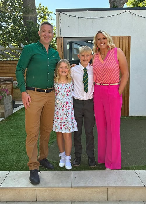 Jacqui Hurley's son's Confiramtion 