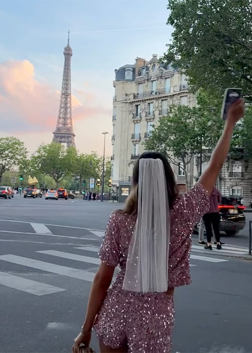 Leah Keane's hen weekend in Paris. Pic: Leah Keane / Instagram