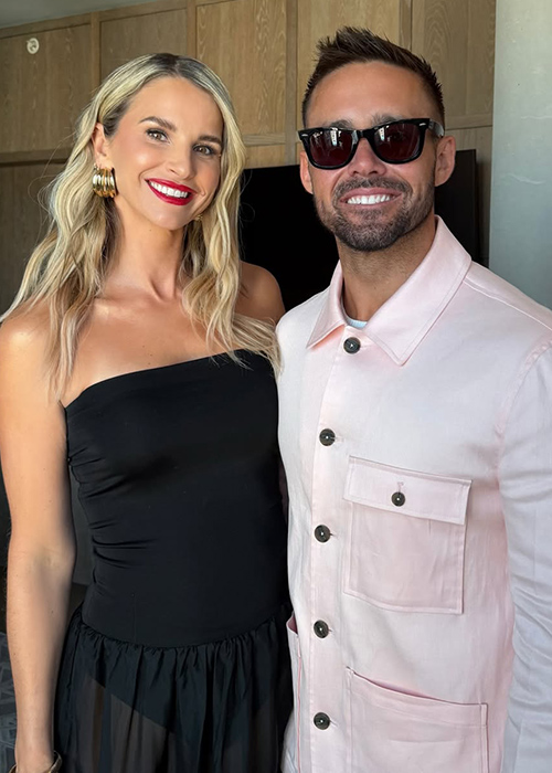 Vogue Williams and Spencer Matthews at the The Devil Wears Prada 2 premiere in London. Pic: Vogue Williams / Instagram