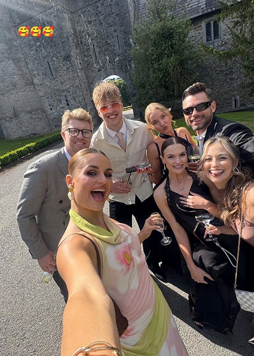 DWTS crew attend Laura Nolan and Matthew MacNabb's wedding. Pic: Instagram