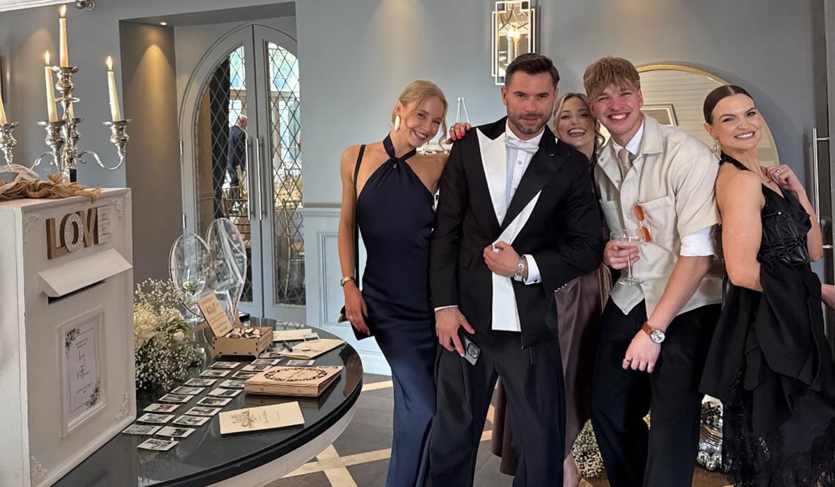 DWTS crew attend Laura Nolan and Matthew MacNabb's wedding. Pic: Instagram