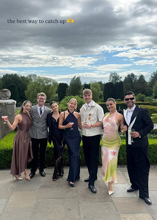 DWTS crew attend Laura Nolan and Matthew MacNabb's wedding. Pic: Instagram