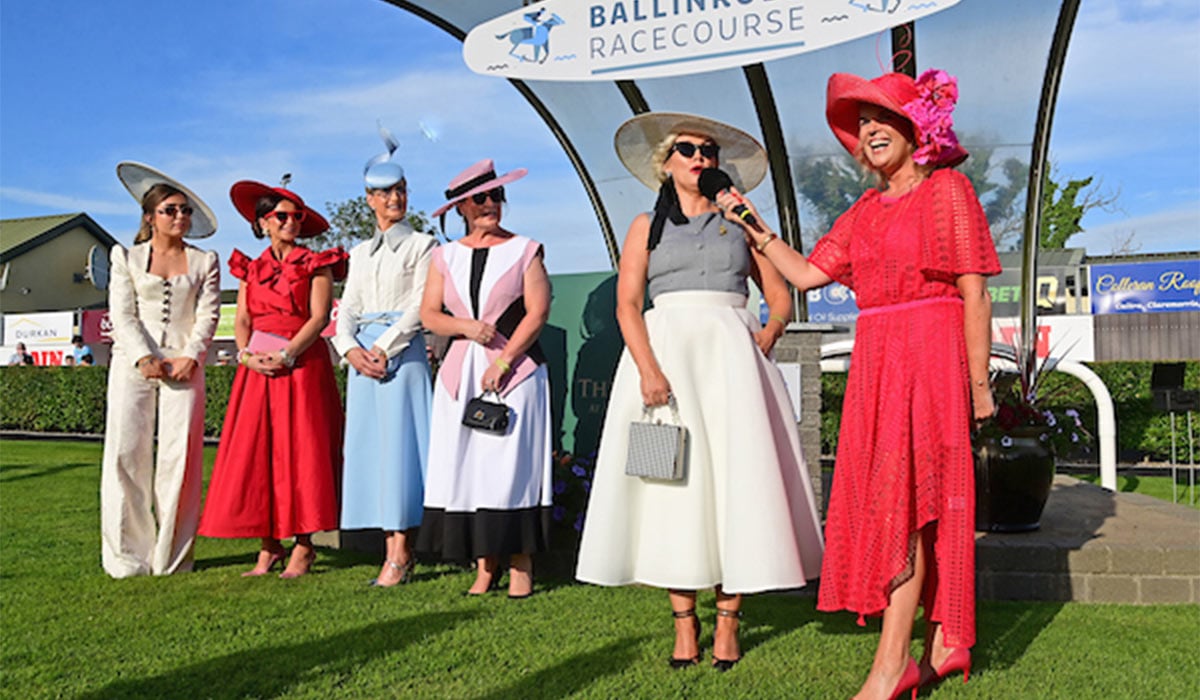 The Lodge at Ashford Castle Best Dressed Ladies finalists 2026. Pic: Healy Racing Photo
