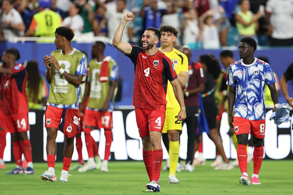 Cape Verde's Pico Lopes celebrates