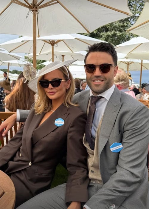 Conor Murray with Joanna Coops at Royal Ascot. Pic: Conor Murray/Instagram