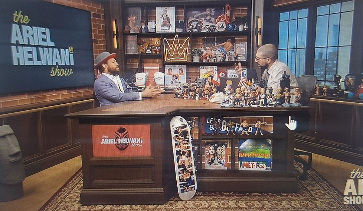 Conor McGregor and Ariel Helwani