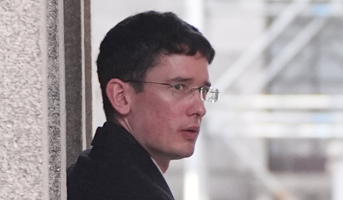 Enoch Burke leaving the Court of Appeal in Dublin in April. Pic: Niall Carson/PA Wire