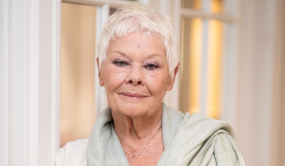 Judi Dench poses at the 'Red Joan' portrait session during the 14th Zurich Film Festival. Pic: Getty Images