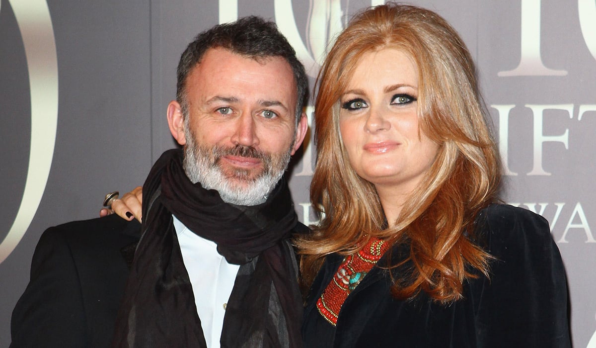 DUBLIN, IRELAND - FEBRUARY 09: Tommy Tiernan and Yvonne McMahon attends the Irish Film and Television Awards at the Convention Centre Dublin on February 9, 2013 in Dublin, Ireland. (Photo by Phillip Massey/WireImage)