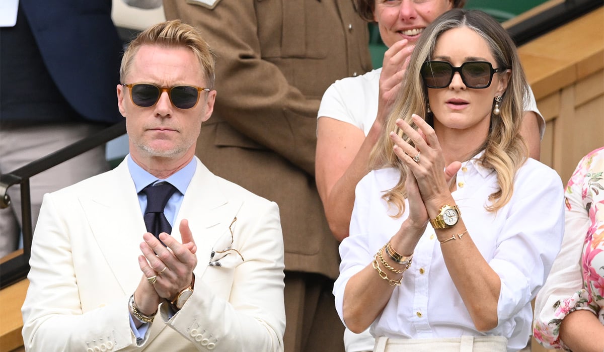 Ronan Keating and Storm Keating attend attend day one of The Championships Wimbledon 2026. Pic: Getty Images