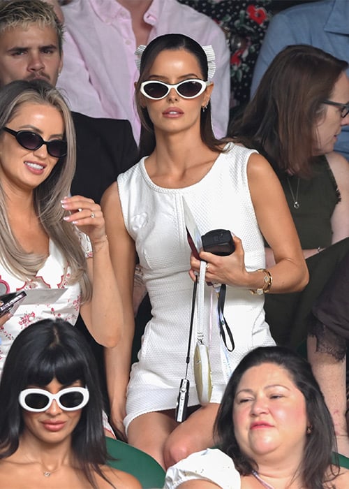 Maura Higgins attends day one of the 2026 Wimbledon Tennis Championships. Pic: WireImage