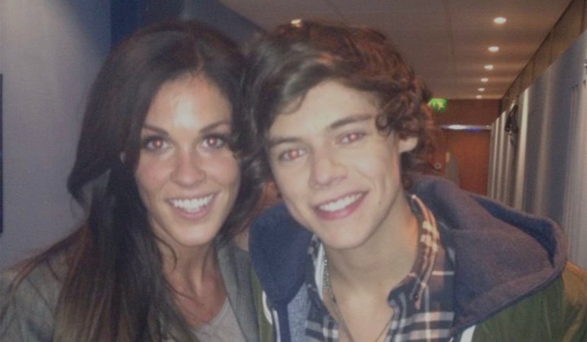 Glenda Gilson with Harry Styles
