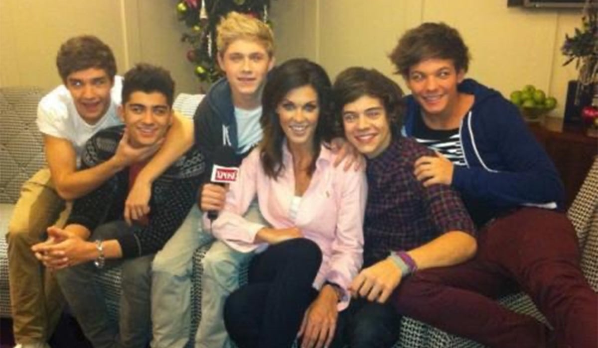 Glenda Gilson with One Direction