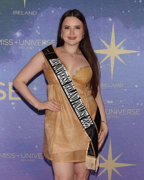 Finalist Diana Mayboroda pictured at the launch party for Miss Universe Ireland 2026 at Bewley's Cafe in Grafton Street, Dublin. Pic: Brian McEvoy