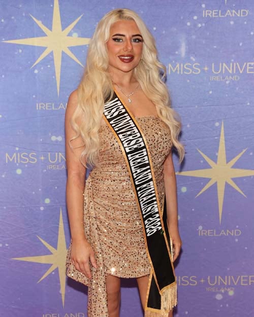 Lydia O Keeffe pictured at the launch party for Miss Universe Ireland 2026 at Bewley's Cafe in Grafton Street, Dublin. Pic: Brian McEvoy