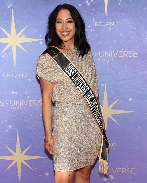 Finalist Shaleen Chadha Guzgan pictured at the launch party for Miss Universe Ireland 2026 at Bewley's Cafe in Grafton Street, Dublin. Pic: Brian McEvoy